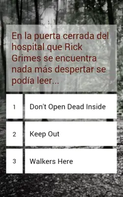 The Walkers Test android App screenshot 3